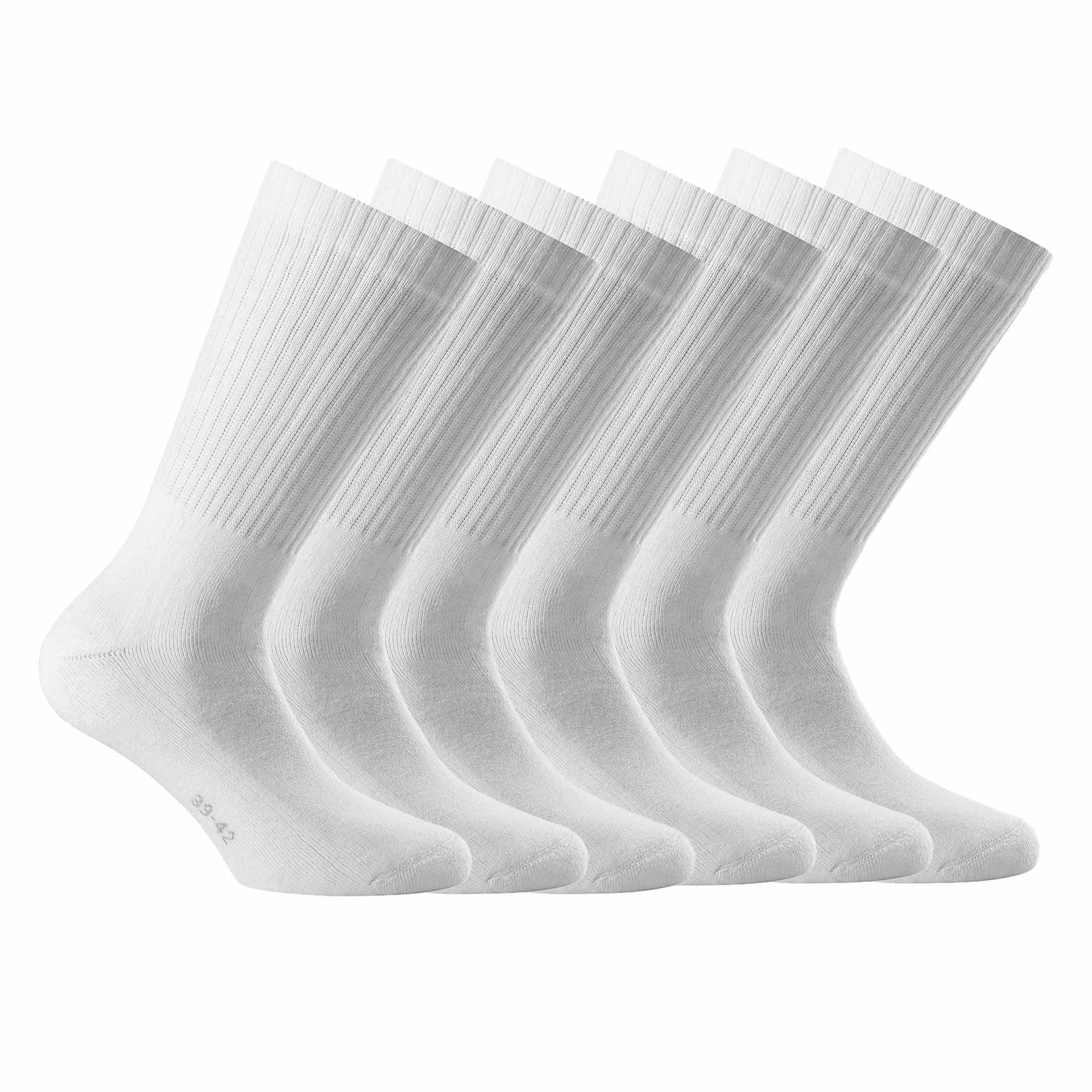 Rohner Basic Unisex Sports Socks, 6-pack - Basic Sport, solid color