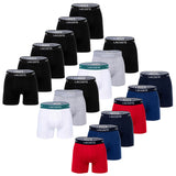 LACOSTE Men's Boxer Shorts, 6-pack - Boxer Briefs, Cotton Stretch, Logo Waistband