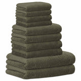 CAWÖ Towel Set, 10 pieces - Lifestyle, 2x bath towels, 4x hand towels, 4x guest towels