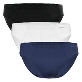 AMMANN Herren Slip 3er Pack - Mini Slip Cotton & More, Ton-in-Ton Streifen, Baumwollmischung
