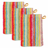CAWÖ Washcloth, 3-pack - C Life Style multicolor, Washcloth, striped, terry towelling