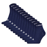 HEAD Unisex Quarter Socken, 12er Pack - Elements All Sport Quarter, Logo, einfarbig