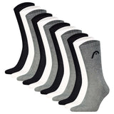 HEAD unisex socks - 12-pack, All Sport Training Crew, sports socks, logo