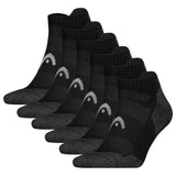 HEAD Unisex Sneaker-Wandersocken, 6er Pack - Hiking All Climates Sneaker 6P, Sportsocken, Logo