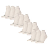 PUMA Unisex Quarter socks, 12-pack - Quarter Plain 12P, logo, solid colour