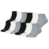PUMA Kinder Sneakersocken, 12er Pack - Plain Sneaker 12P, Logo, einfarbig