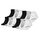PUMA Children Sneaker Socks, 12-Pack - BWT Sneaker 12P, Logos, single colour