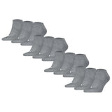 PUMA Unisex Sneaker Socks, 12-Pack - Cushioned Sneaker 12P, Logo, Single-Coloured