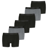 PUMA Men Boxer Shorts, 6-pack - Boxer 6P, Cotton Stretch, Logo, plain