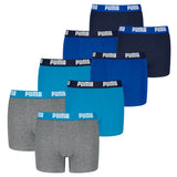 PUMA Boys Boxer shorts, 8-pack - Everyday Basic Boxers ECOM 8P, cotton blend, logo