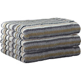 CAWÖ Guest towel, 3-pack - C Life Style Stripes, terry towelling