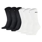 PUMA Unisex Sportsocken, 6er Pack - Tennissocken, Crew Sport Socken, einfarbig (2x 3 Paar)