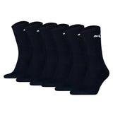 PUMA Unisex Sportsocken, 6 Paar - Tennissocken, Crew Sport Socken, einfarbig
