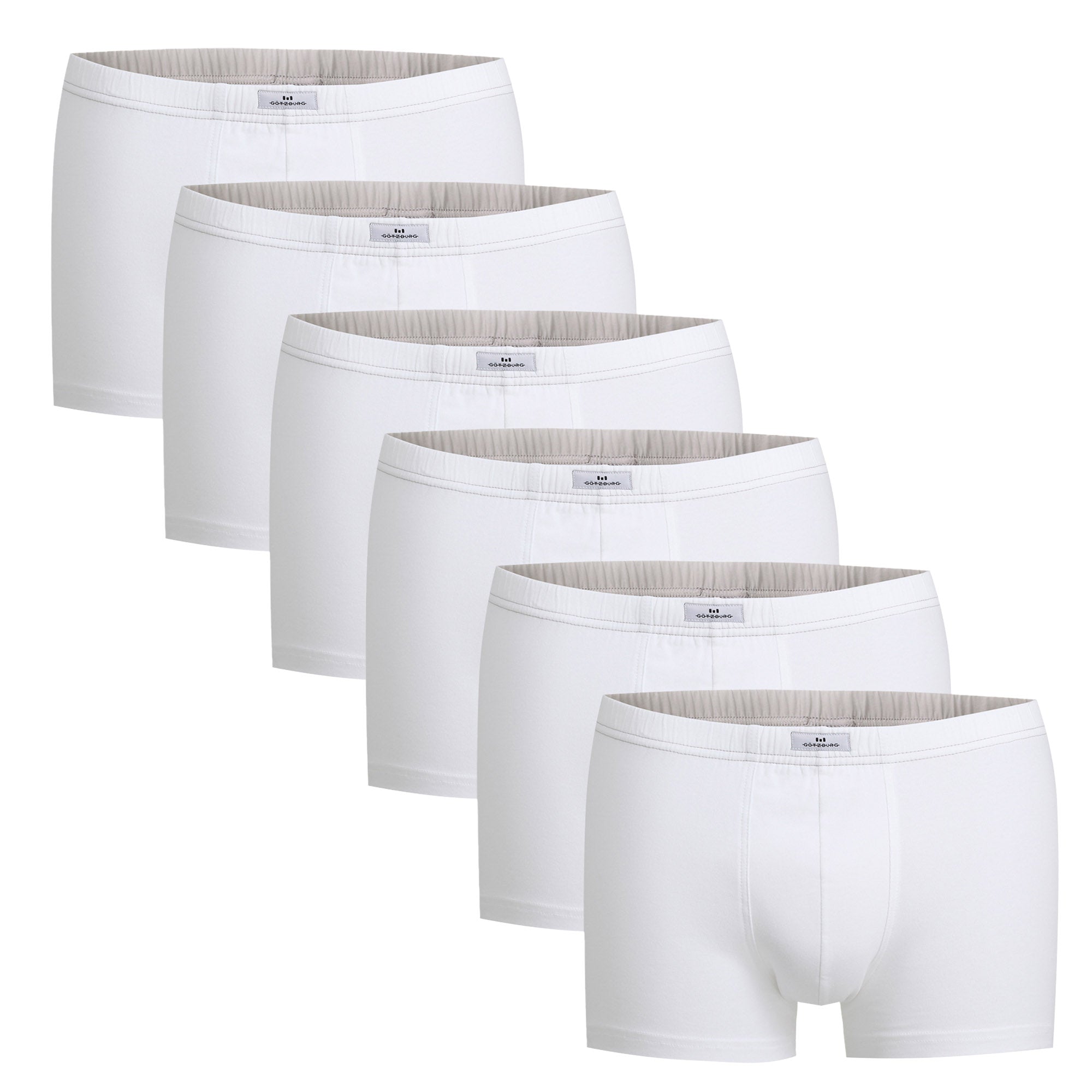 Götzburg Herren Pants 6er Pack - Single Jersey, Unterwäsche Set, Cotton Stretch