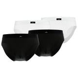 GÖTZBURG Herren Slips, 4er Pack - X-lastic, Unterwäsche, Unterhosen, Logo, einfarbig