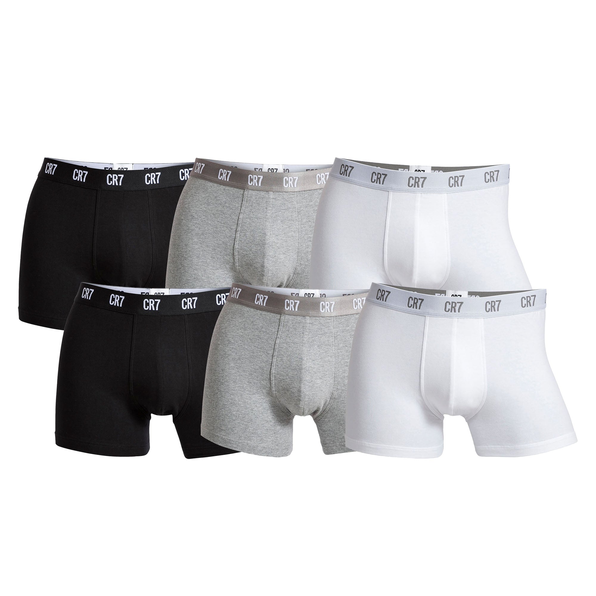 CR7 Men's boxer shorts, pack of 6 - trunks, stretch cotton