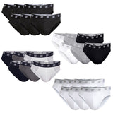 CR7 Herren Slips, 6er Pack - Briefs, Logobund, Stretch Cotton
