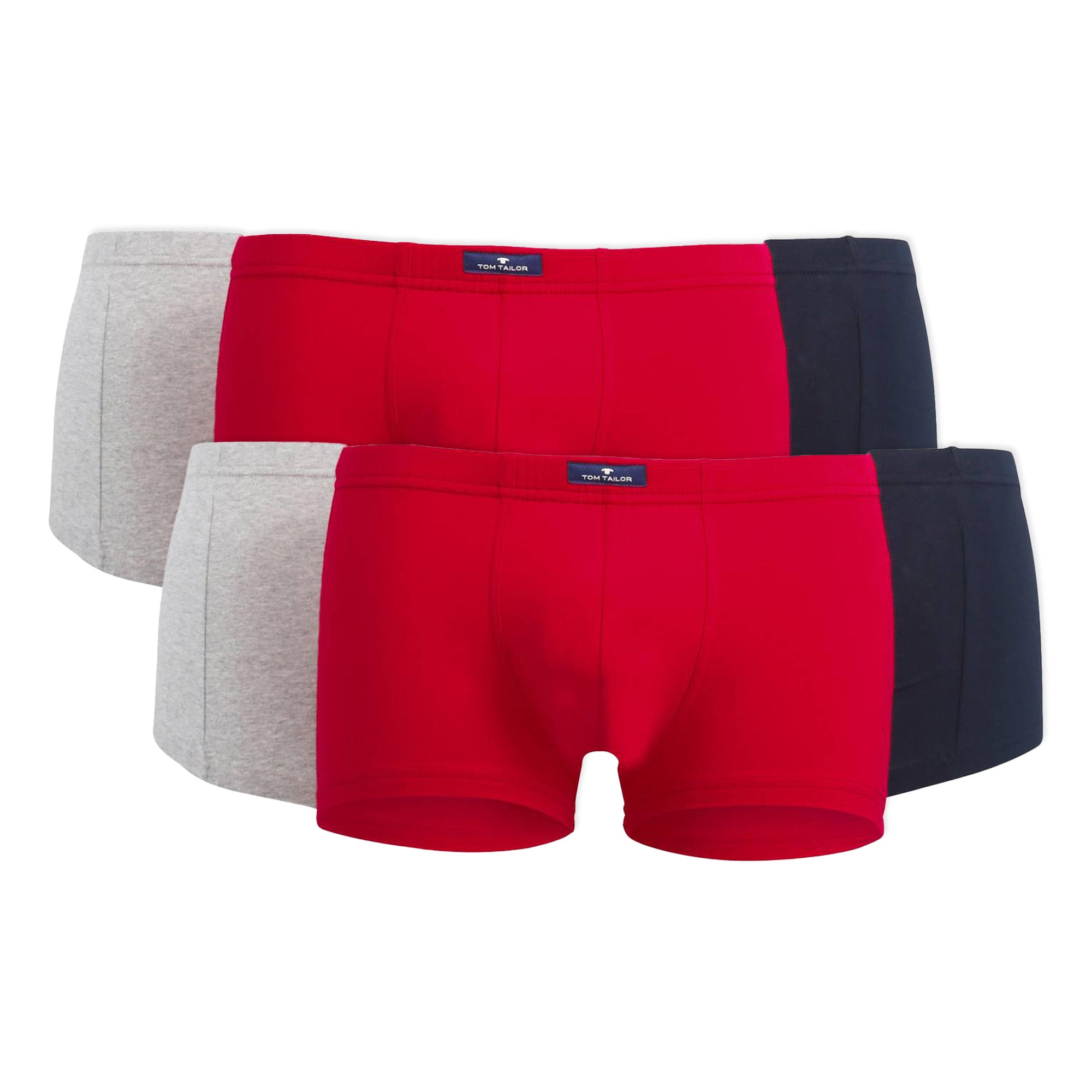 TOM TAILOR Herren Shorts, 6er Pack - X-LASTIC, Boxer Briefs, Pants, Stretch Cotton