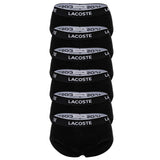 LACOSTE Men's Briefs, 6-pack - Casual, Briefs, Cotton Stretch, Logo Waistband