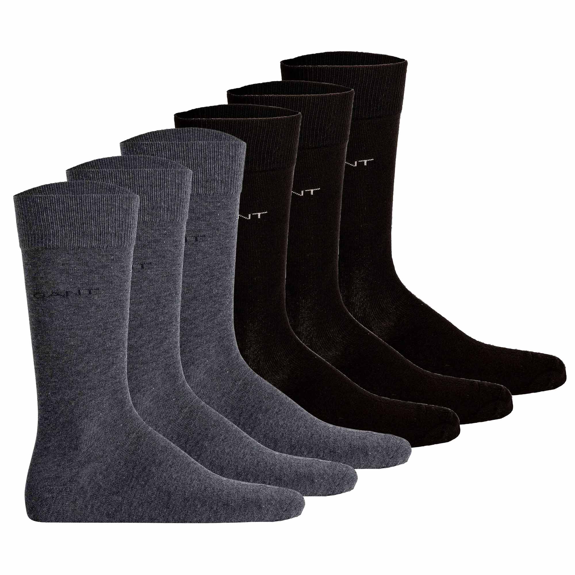 GANT Herren Socken, 6er Pack - Soft Cotton Socks, Strümpfe, einfarbig