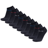 REPLAY Unisex Sneaker Socken, 9er Pack - Kurzsocken, Baumwolle, Logo, einfarbig, kurz