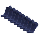 REPLAY Unisex Sneaker Socken, 9er Pack - Kurzsocken, Baumwolle, Logo, einfarbig, kurz