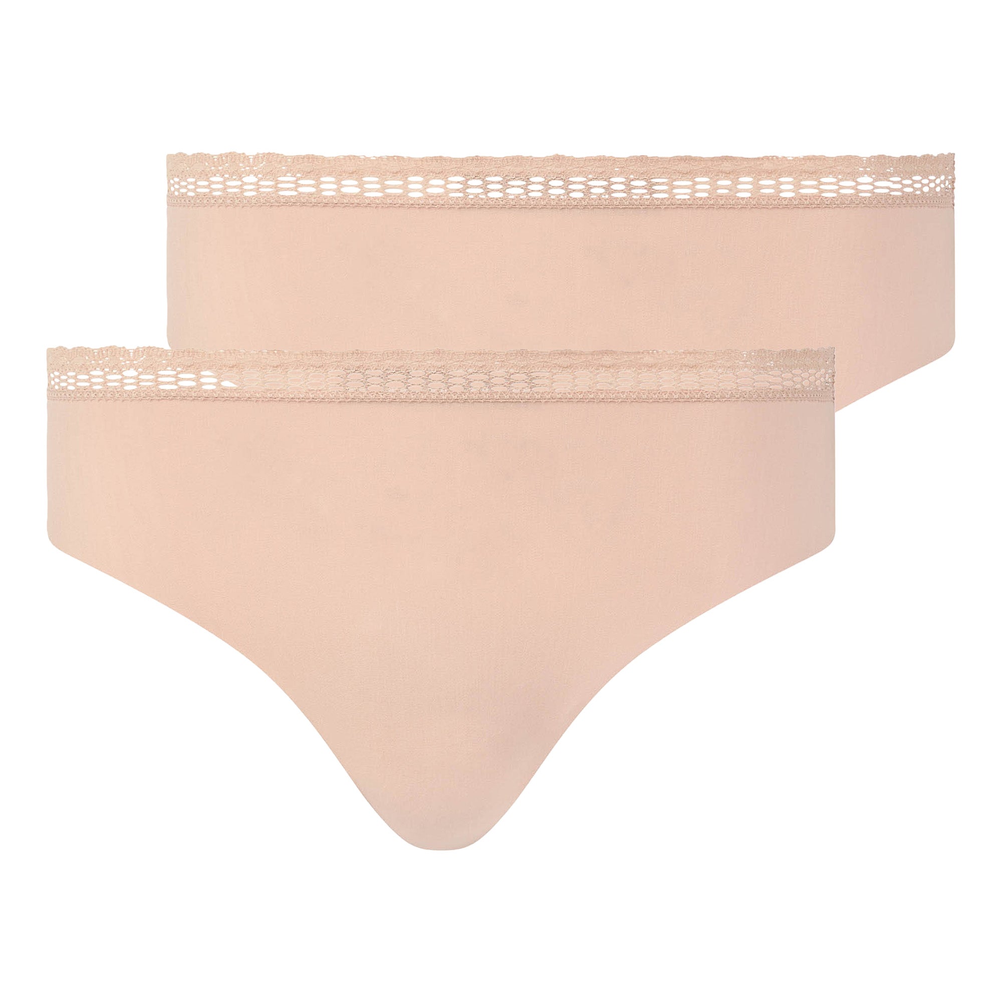 Chantelle Damen Slip 2er Pack - Cozy Chic, unsichtbar, atmungsaktiv