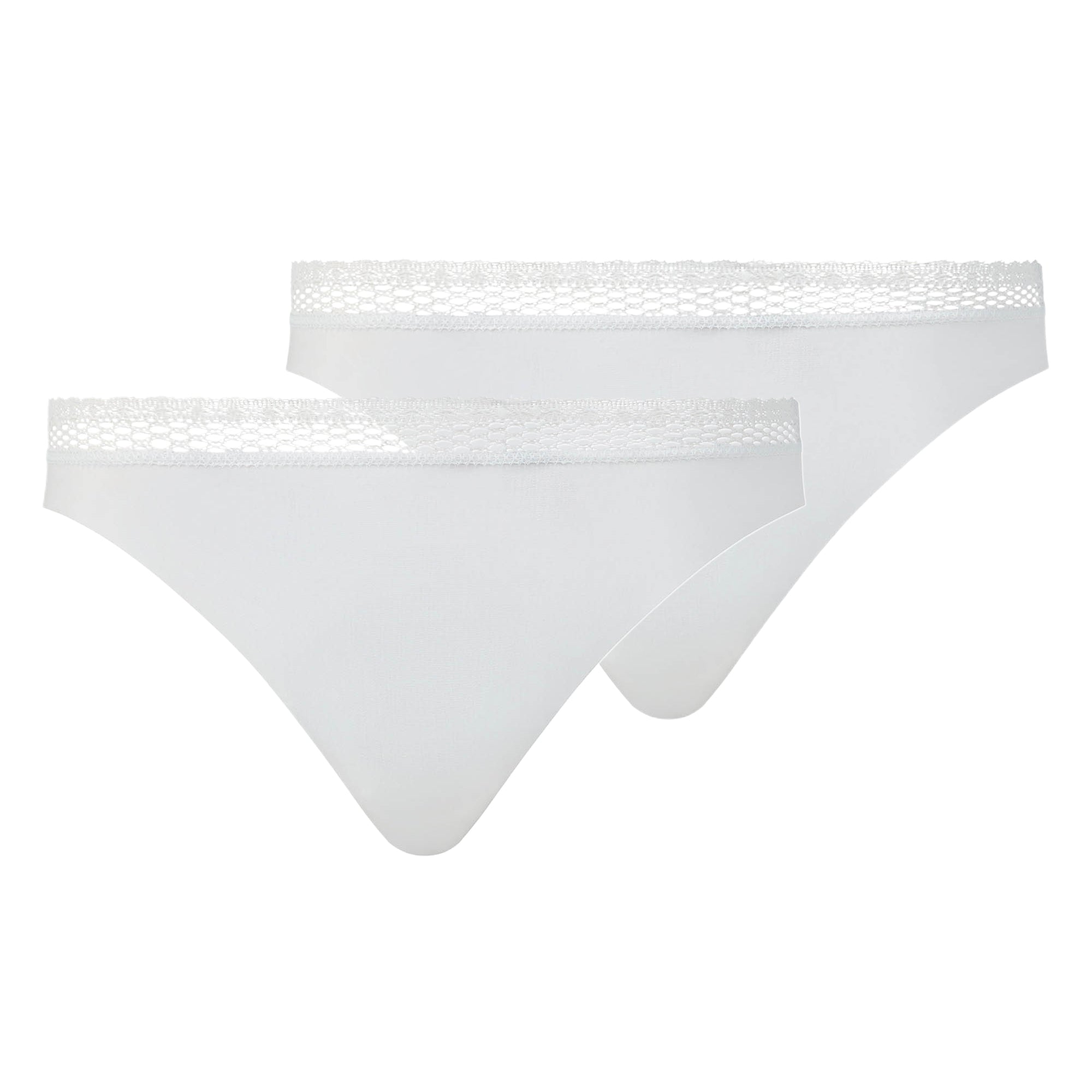 Chantelle Damen Tanga 2er Pack - Cozy Chic, unsichtbar, atmungsaktiv