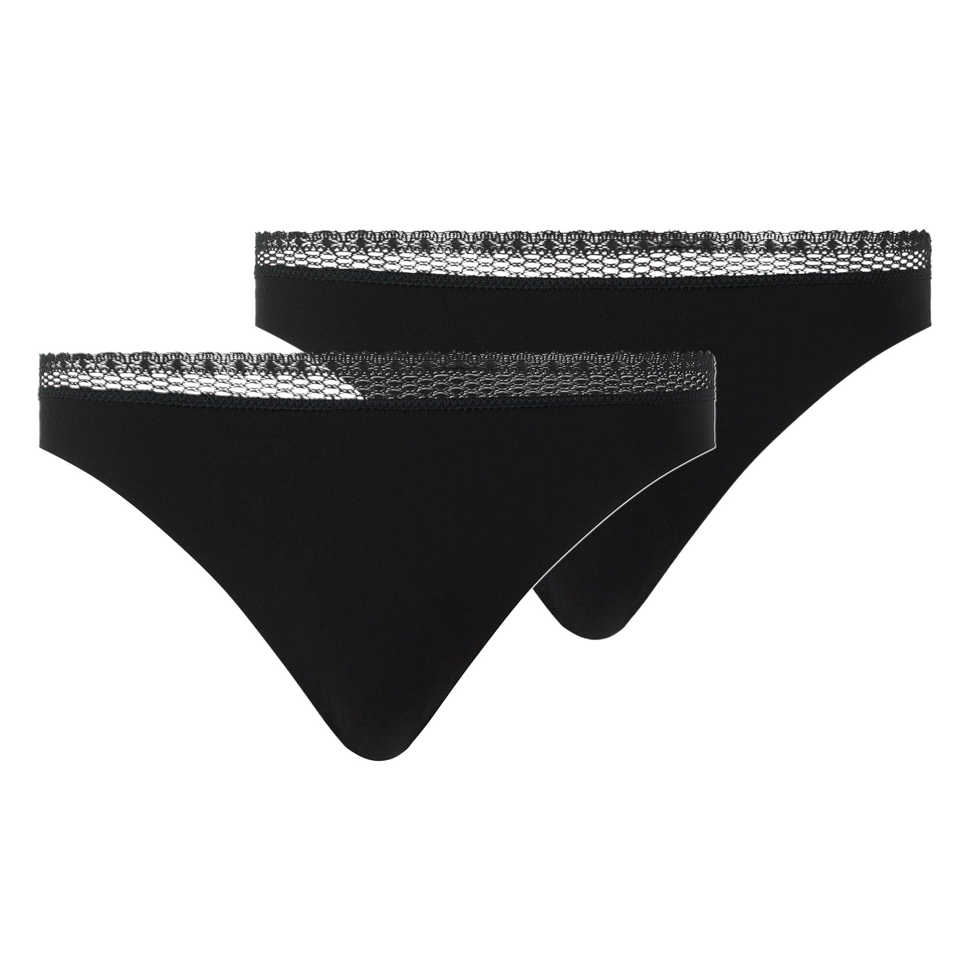Chantelle Damen Tanga 2er Pack - Cozy Chic, unsichtbar, atmungsaktiv