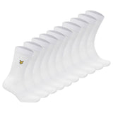 LYLE&SCOTT Herren Tennissocken, 10er Pack - Camdyn Core Socks, Baumwollmischung, einfarbig