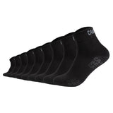CAMP DAVID men's quarter socks, 9-pack - Action-Mesh Cotton Quarter 9P, logo