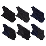 CINQUE Men's Socks, 10-Pack - Business Socks, Cotton Blend, Logo, Solid Color