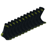 Diadora Unisex Arbeitssocken, 12er Pack - Sportsocken, Baumwolle, Logo, einfarbig