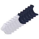 Diadora Unisex Socken, 12er Pack - Sportsocken, Baumwolle, Mehrfachpackung, Logo, einfarbig