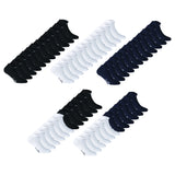 Diadora Unisex Sneaker Socken, 12er Pack - Socken, Mercerisierte Baumwolle, Logo, einfarbig