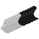 Diadora Unisex Socken, 12er Pack - Sportsocken, Baumwolle, Logo, einfarbig