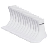 adidas Unisex Socken, 12er Pack - Linear Crew Cushioned, Logo, gepolstert, einfarbig