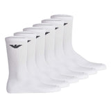 EMPORIO ARMANI Men's Socks, 6-Pack - SPORTY SPONGE, Short Socks, One Size