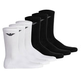 EMPORIO ARMANI Herren Socken, 6er Pack - SPORTY SPONGE, Short Socks, One Size