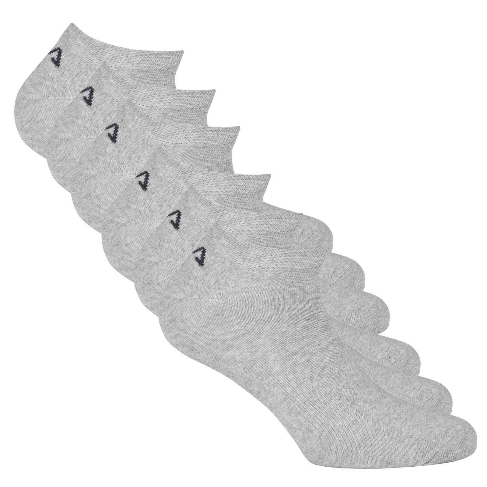 FILA Unisex Sneaker Socken, 6er Pack - Invisible, kurze Socken, Logo (2x 3 Paar)