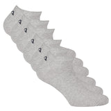 FILA Unisex Sneaker Socken, 6er Pack - Invisible, kurze Socken, Logo (2x 3 Paar)