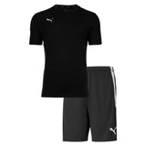 PUMA Herren Finisher Set - Training Shorts kurz, Funktionsshirt Rundhals uni