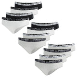 REPLAY Damen Slips, 4er Pack - Slip, Logobund, Baumwollmischung