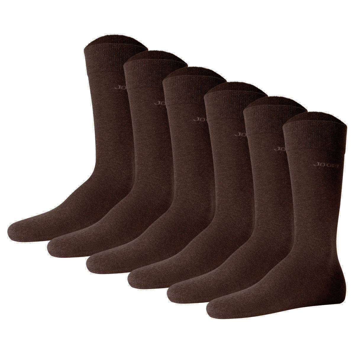 JOOP! Unisex Socks, pack of 6 - Premium Essential Organic Cotton Socks, logo, single color