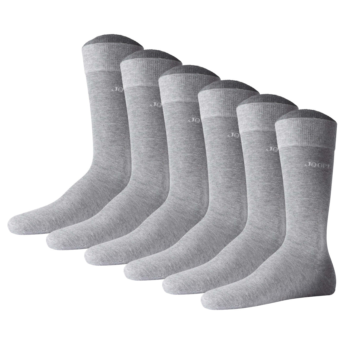 JOOP! Unisex Socken, 6er Pack - Premium Essential Organic Cotton Socks, Logo, einfarbig