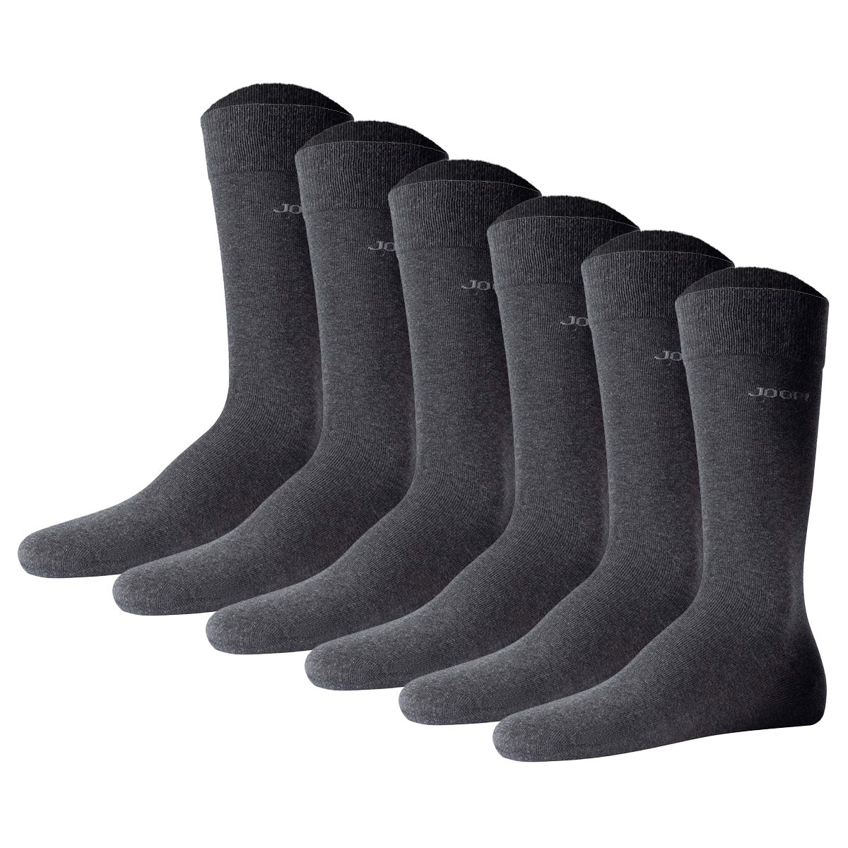 JOOP! Unisex Socken, 6er Pack - Premium Essential Organic Cotton Socks, Logo, einfarbig