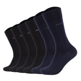 JOOP! Unisex Socken, 6er Pack - Premium Essential Organic Cotton Socks, Logo, einfarbig