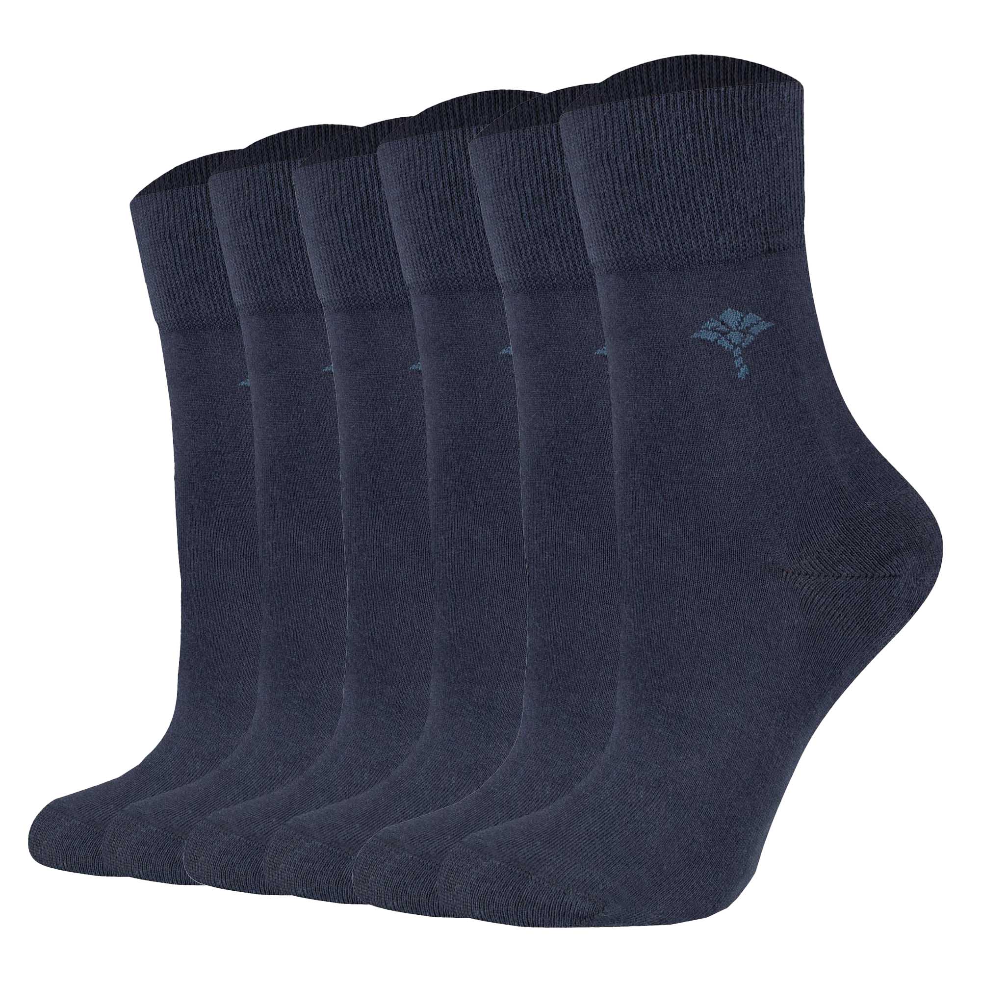 JOOP! Damen Socken, 6er Pack - Daily Glam Organic GOTS Socks, Baumwoll-Mix, uni