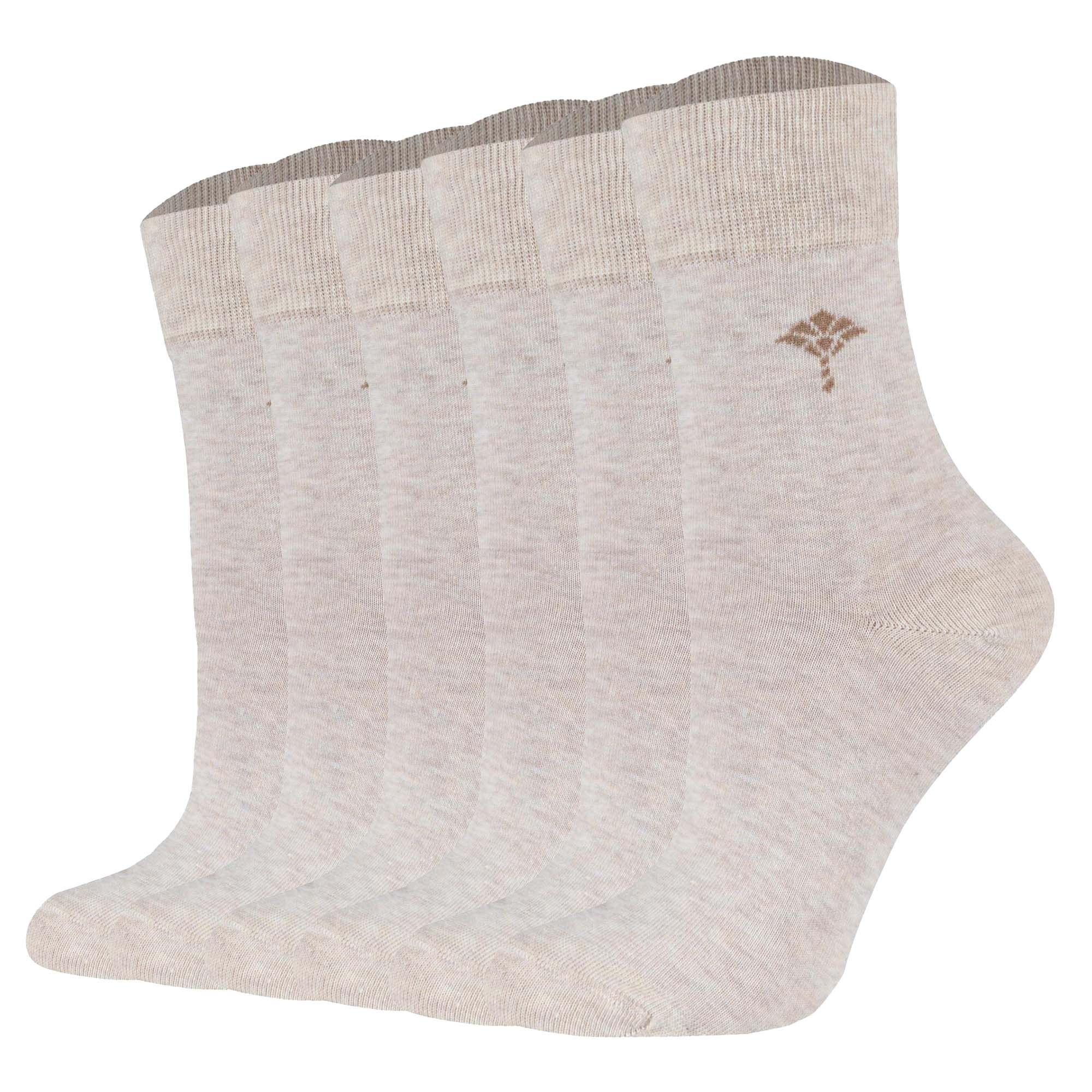 JOOP! women's socks, 6-pack – Daily Glam Organic GOTS Socks, cotton blend, plain