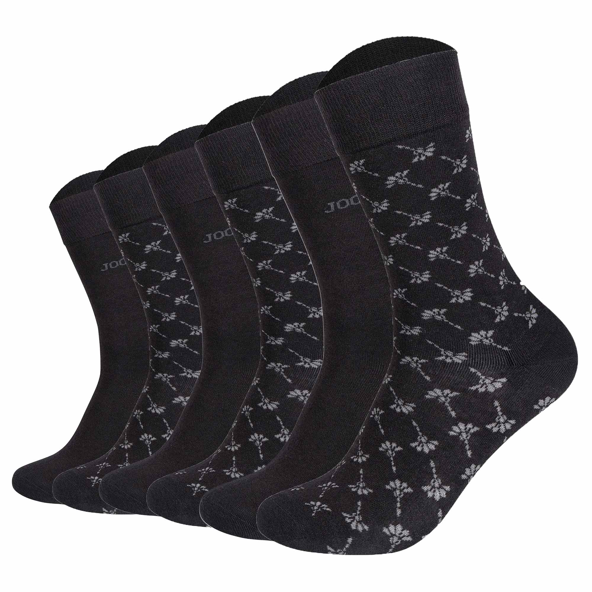JOOP! Unisex Socken, 6er Pack - Premium Essential Iconic Socks, Logo, Baumwollmischung